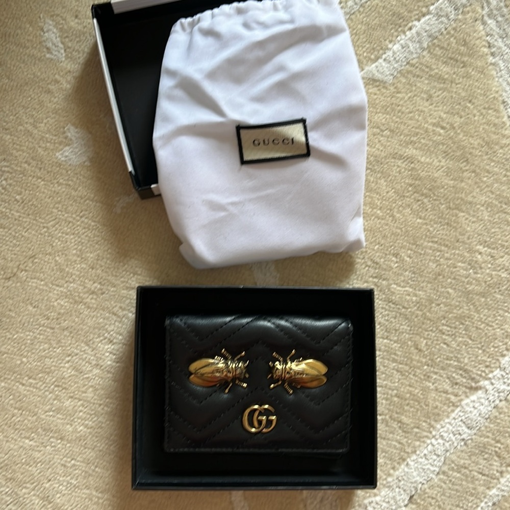 Gucci Black Leather Wallet